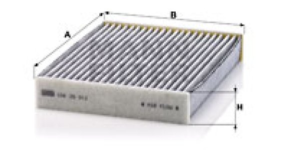 Filtr kabinowy MANN-FILTER CUK25012 