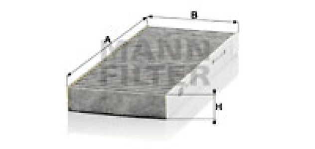 Filtr kabinowy MANN-FILTER CUK26013-2 CUK260132