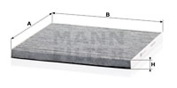 Filtr kabinowy MANN-FILTER CUK29001 
