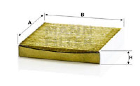 Filtr kabinowy MANN-FILTER FP1827 CUK1827