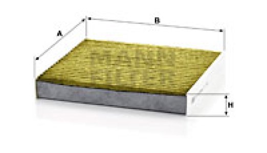 Filtr kabinowy MANN-FILTER FP1919 CU1919