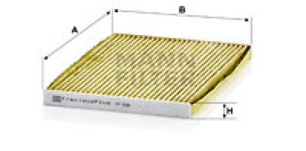 Filtr kabinowy MANN-FILTER FP1936 CUK1936