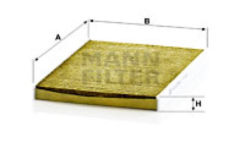 Filtr kabinowy MANN-FILTER FP 2436 CUK2436