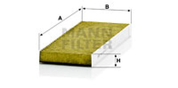 Filtr kabinowy MANN-FILTER FP26013-2 FP260132