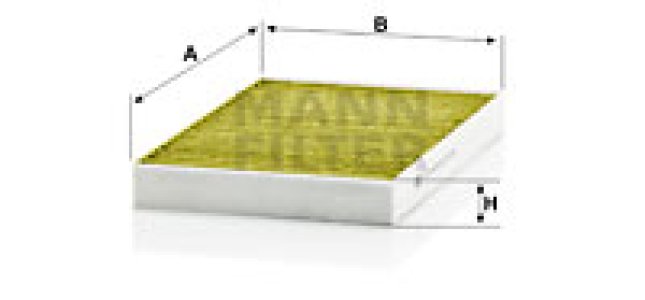 Filtr kabinowy MANN-FILTER FP2722-2 CUK27222