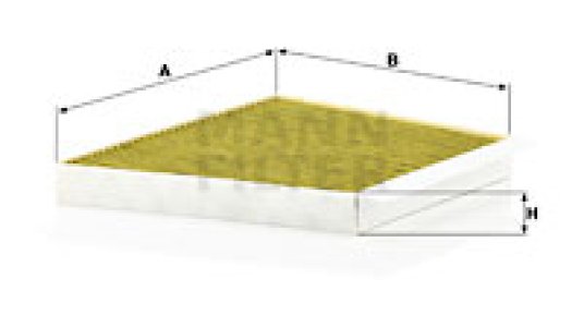 Filtr kabinowy MANN-FILTER FP3172 CUK3172