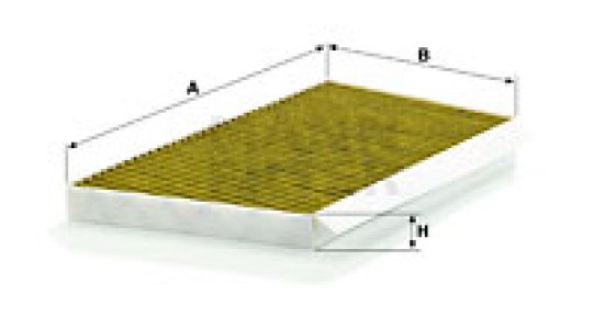 Filtr kabinowy MANN-FILTER FP3461 CUK3461