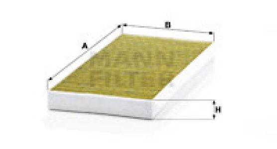 Filtr kabinowy MANN-FILTER FP4054 CUK4054