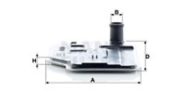 Filtr automatycznej skrzyni biegów MANN-FILTER H27001 