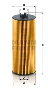 Filtr oleju MANN-FILTER HU6008Z 