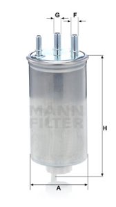 Filtr paliwa MANN-FILTER WK8039 