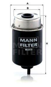 Filtr paliwa MANN-FILTER WK8173 