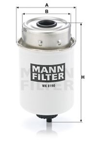 Filtr paliwa MANN-FILTER WK8190 