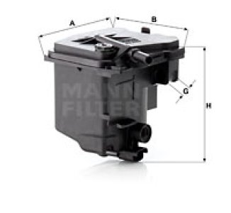 Filtr paliwa MANN-FILTER WK939/2Z WK9392Z