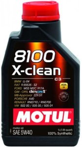 OLEJ 5W-40 8100 X-CLEAN C3 MOTUL 1L