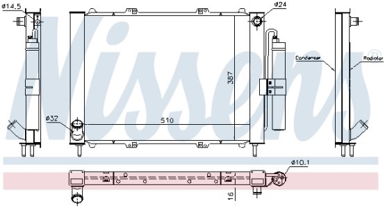 MULTIEXCHANGER NISSENS 637637 8200732379 RENAULT