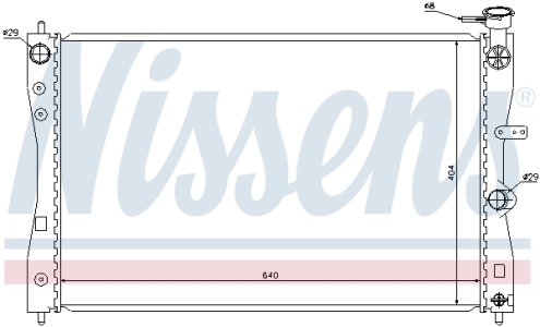 Chłodnica silnika NISSENS 68183 MN130393