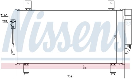 Chłodnica klimatyzacji NISSENS 940435 7812A218