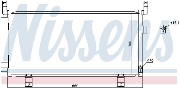 Chłodnica klimatyzacji NISSENS 940437 73210SG000