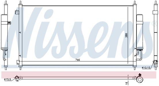 Kompresor klimatyzacji NISSENS 940467 80110SJD003