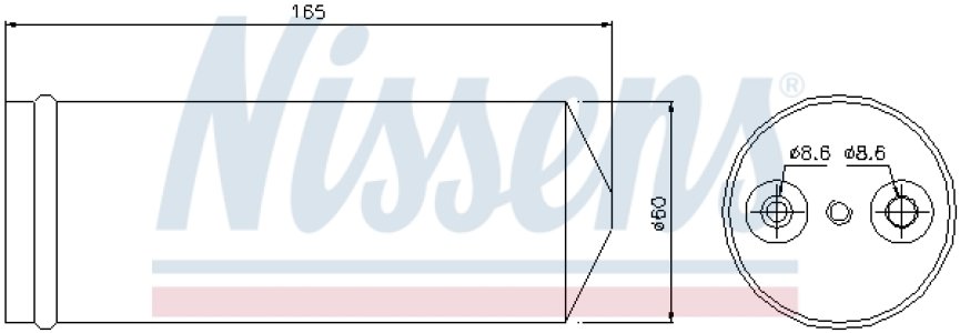 Osuszacz NISSENS 95437 1848049