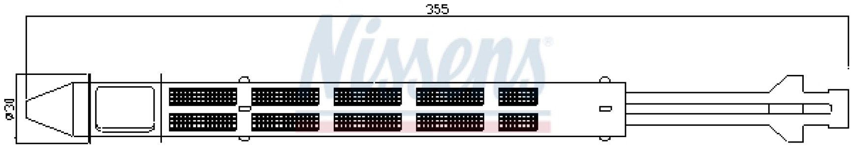 Osuszacz NISSENS 95468 6Q0820193B