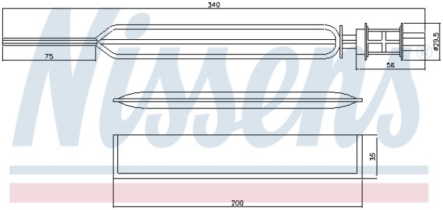 Osuszacz NISSENS 95469 1618308