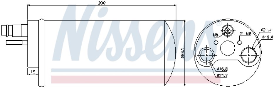 Osuszacz klimatyzacji NISSENS 95494 8200392916