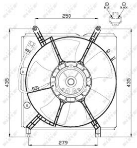 Wentylator NRF 47534 163630D110