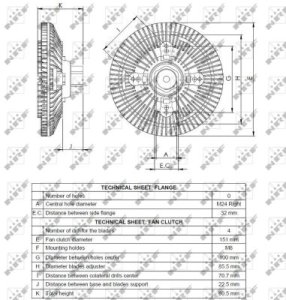 Sprzęgło wiskotyczne NRF 49523 6083937