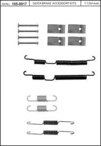 Zestaw montażowy szczęk QUICK BRAKE 105-0017 1050017
