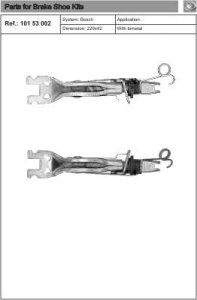 ROZPIERAKI DO SZCZĘK HAMULC. QUICK BRAKE 101 53 002 1949 CITROEN JUMPY 99-