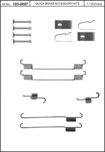 Sprężynki do szczęk hamulcowych QUICK BRAKE 105-0007 0007Q