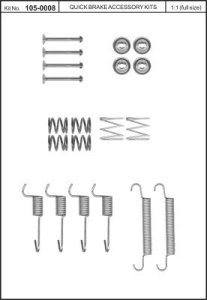 Sprężynki do szczęk hamulcowych QUICK BRAKE 105-0008 0008Q