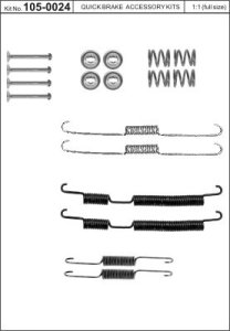 Sprężynki do szczęk hamulcowych QUICK BRAKE 105-0024 0024Q