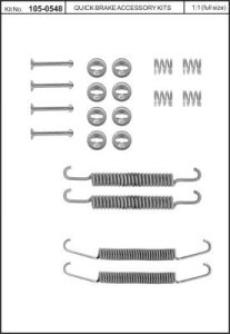 Sprężynki szczęk hamulcowych QUICK BRAKE 105-0548 4320548