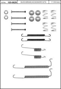 Sprężynki do szczęk hamulcowych QUICK BRAKE 105-0629 16006290