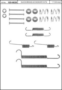Sprężynki do szczęk hamulcowych QUICK BRAKE 105-0630 16007460