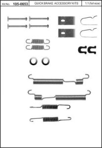 Sprężynki do szczęk hamulcowych QUICK BRAKE 105-0653 45006530000