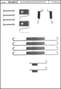 Sprężynki do szczęk hamulcowych QUICK BRAKE 105-0670 126067000