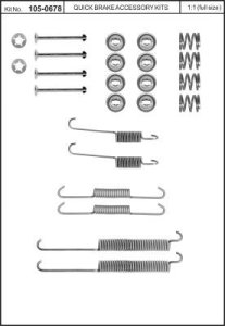 Sprężynki szczęk hamulcowych QUICK BRAKE 105-0678 33406780