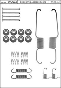 Sprężynki szczęk hamulcowych QUICK BRAKE 105-0685 440738000