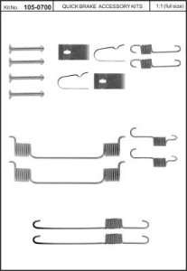 Sprężynki do szczęk hamulcowych QUICK BRAKE 105-0700 126070000