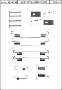 Sprężynki szczęk hamulcowych QUICK BRAKE 105-0722 2280722000