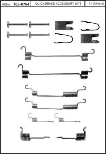 Sprężynki szczęk hamulcowych QUICK BRAKE 105-0764 45007640000