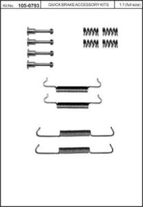 Sprężynki szczęk hamulcowych QUICK BRAKE 105-0793 4210793