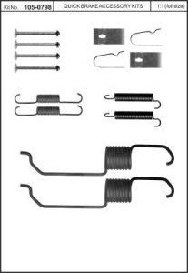 Sprężynki szczęk hamulcowych QUICK BRAKE 105-0798 126079800