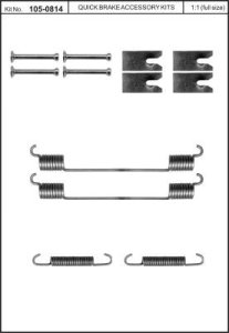Sprężynki szczęk hamulcowych QUICK BRAKE 105-0814 6530814