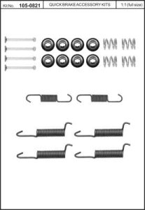 Sprężynki do szczęk hamulcowych QUICK BRAKE 105-0821 MB008210