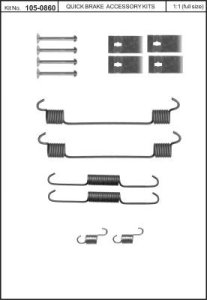 Sprężynki szczęk hamulcowych QUICK BRAKE 105-0860 2280860000